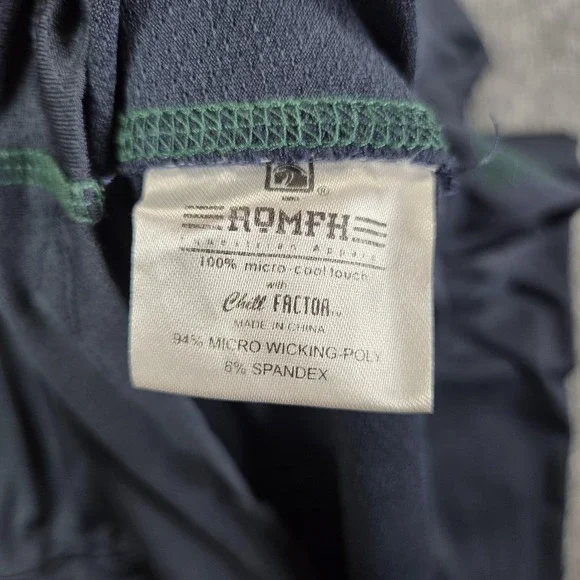 Romfh Pullover Womens Medium Navy Chill Factor Quarter Zip Equestrian‎ Riding - Picture 10 of 11